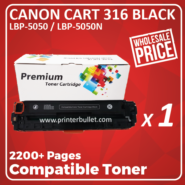 Compatible Canon 316 Black Toner Cartridge