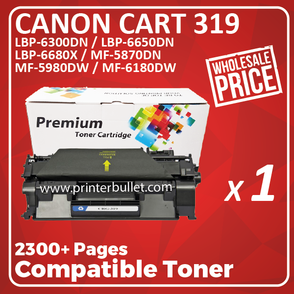 Compatible Canon 319 Black Toner Cartridge