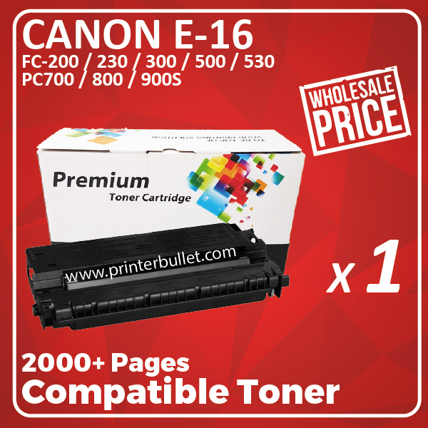 Compatible Canon E16 Black Toner Cartridge