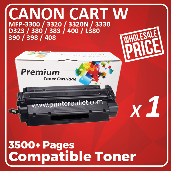 Compatible Canon W Black Toner Cartridge