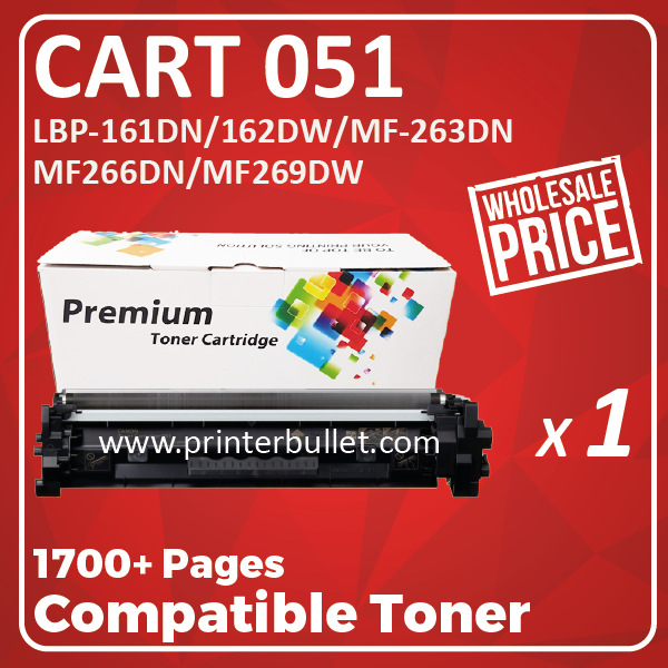 Compatible Canon 051 Black Toner Cartridge