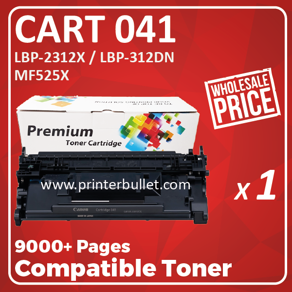 Compatible Canon 041 Black Toner Cartridge