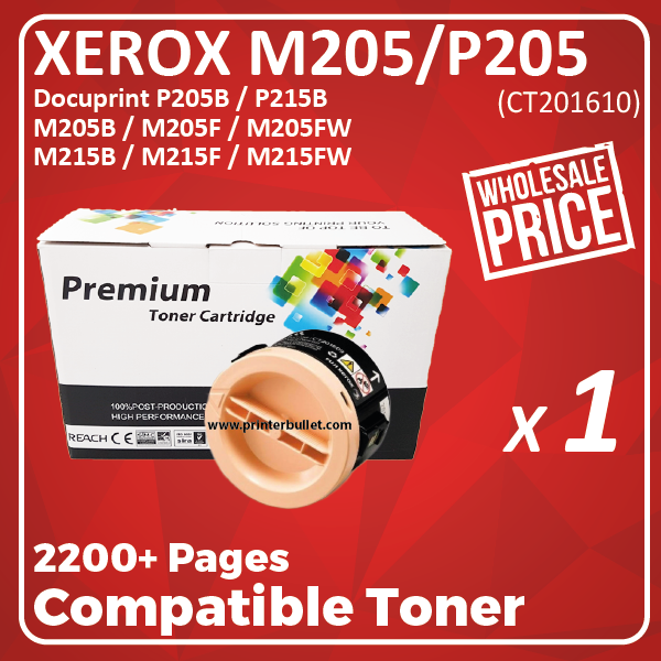 Compatible Fuji Xerox M205b Black Toner Cartridge