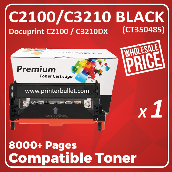 Compatible Fuji Xerox C2100 / C3210 Black Toner Cartridge