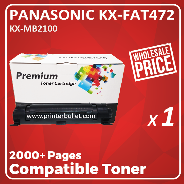 Compatible Panasonic KX-FAT472 Black Toner Cartridge