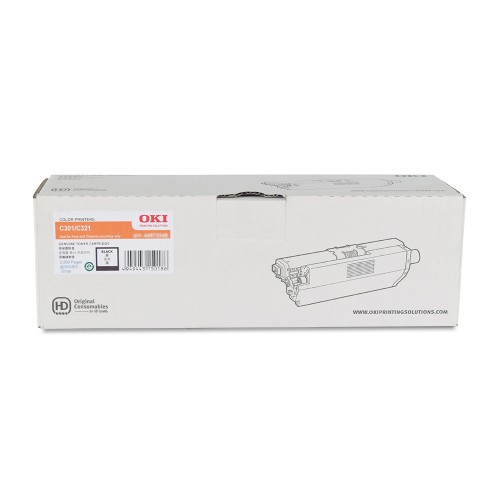 OKI C301/321 Black Toner 44973548