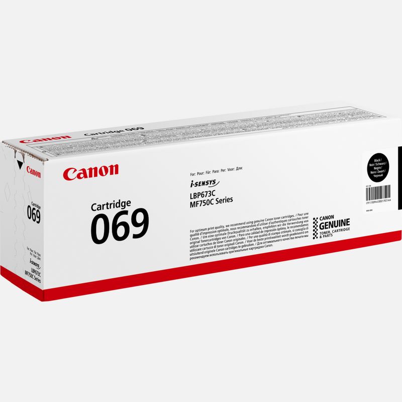 Canon Cartridge 069BK Toner 2.1k (C CATR 069BK)