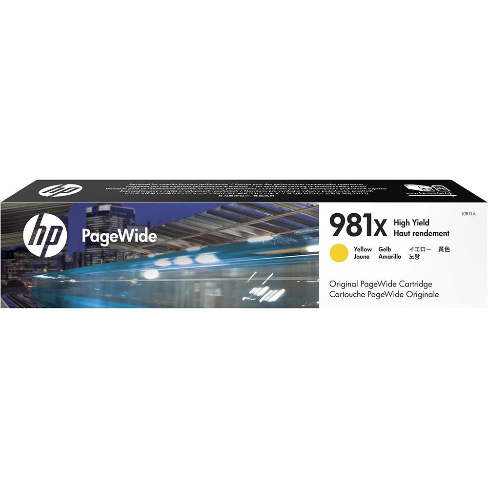HP 981X High Yield Yellow Original PageWide Cartridge (HP L0R11A)