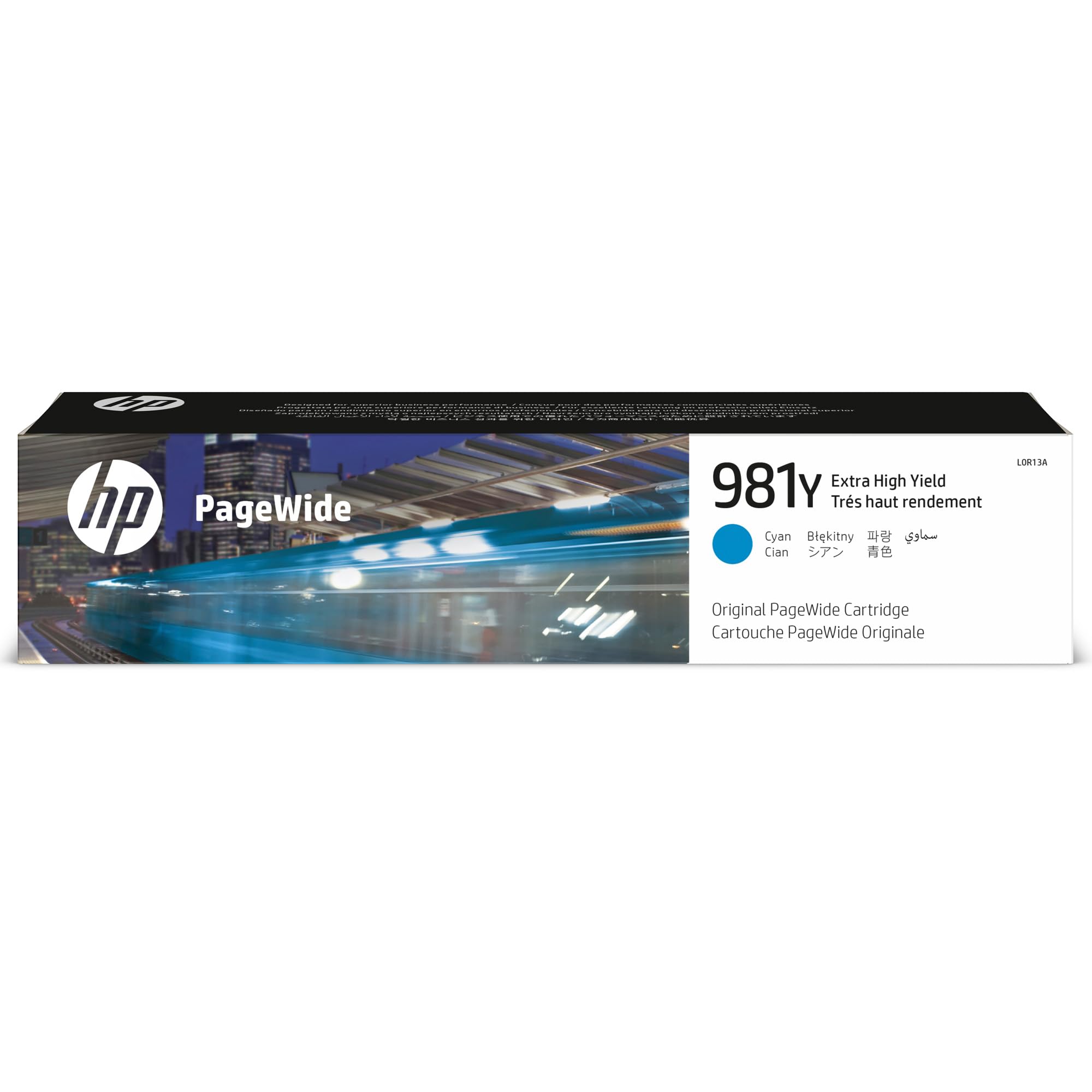 HP 981Y Extra High Yield Cyan Original PageWide Cartridge (HP L0R13A)