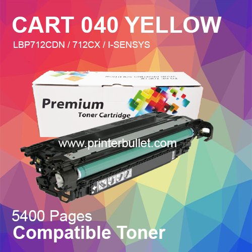 Compatible Canon 040 Yellow Toner Cartridge