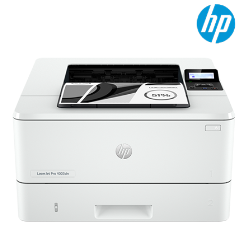 HP LASERJET PRO 4003DW Printer (2Z610A) Printer (Print, Up to 40 ppm, 1200 x 1200 dpi, Auto Duplex, Network Ready, ePrint)