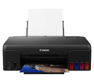 Canon Color Inkjet PIXMA G570 Printer (A4 Print, Speed B/3.9ipm, C/3.9ipm, 4800 × 1200dpi, Auto Duplex, Wired, Wireless, Network Ready)