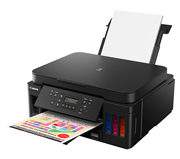 Canon Color Inkjet PIXMA G6070 AIO Printer (Print, Scan, Copy, Auto Duplex, Network, Mopria)
