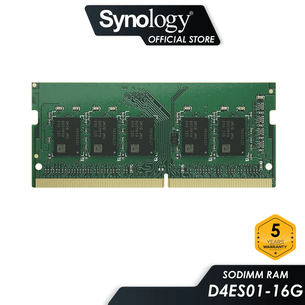 Synology 16GB DDR4 SO-DIMM ECC Memory Module (D4ES01-16G)