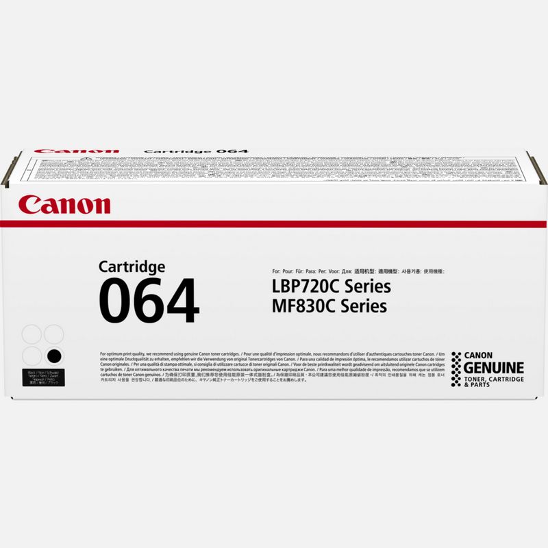 Canon Cartridge 064 Original Black Toner Cartridge for model LBP722Cdw / MF832Cdw (6000 pages)