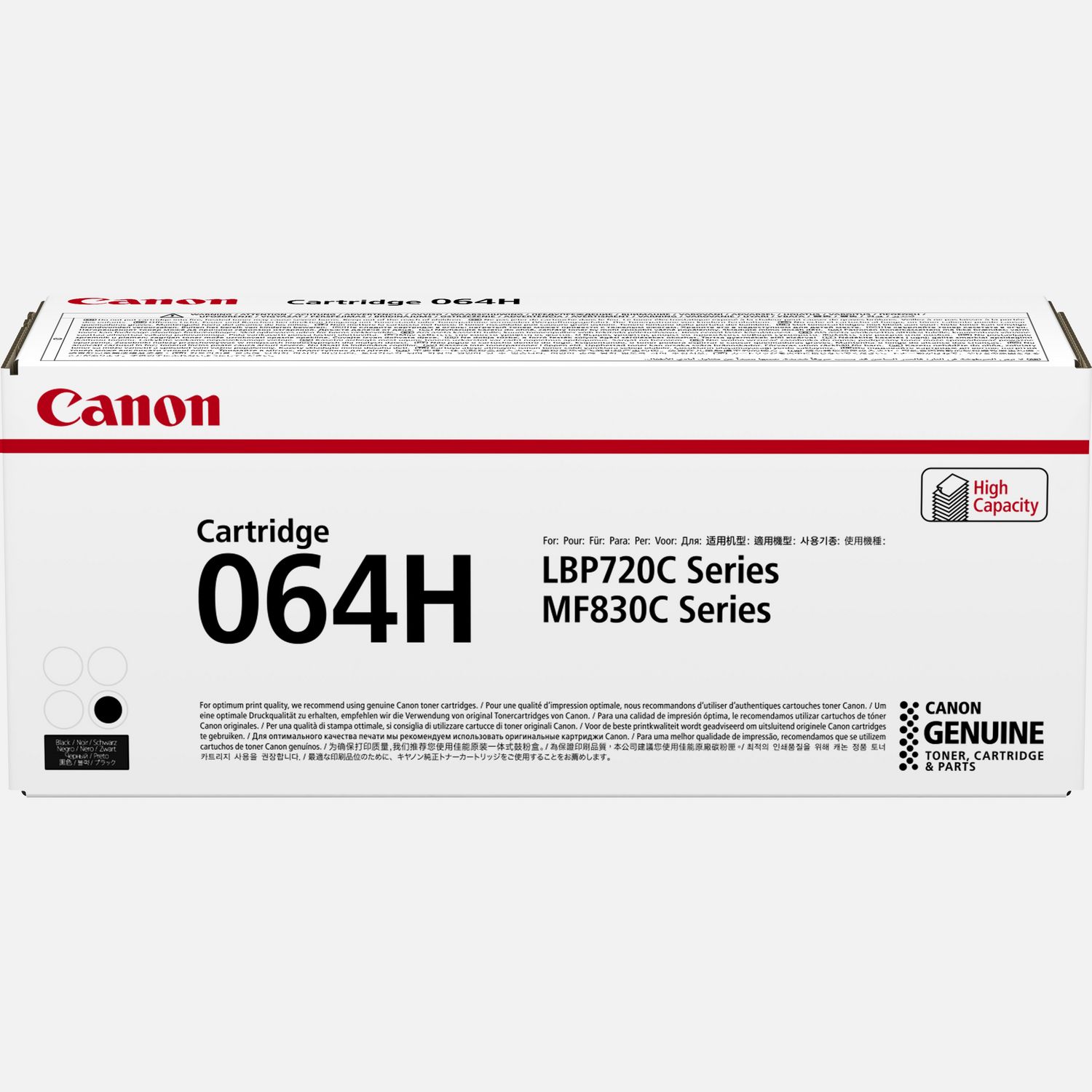 Canon Cartridge 064H Original Black Toner Cartridge for model LBP722Cdw / MF832Cdw (13400 pages)
