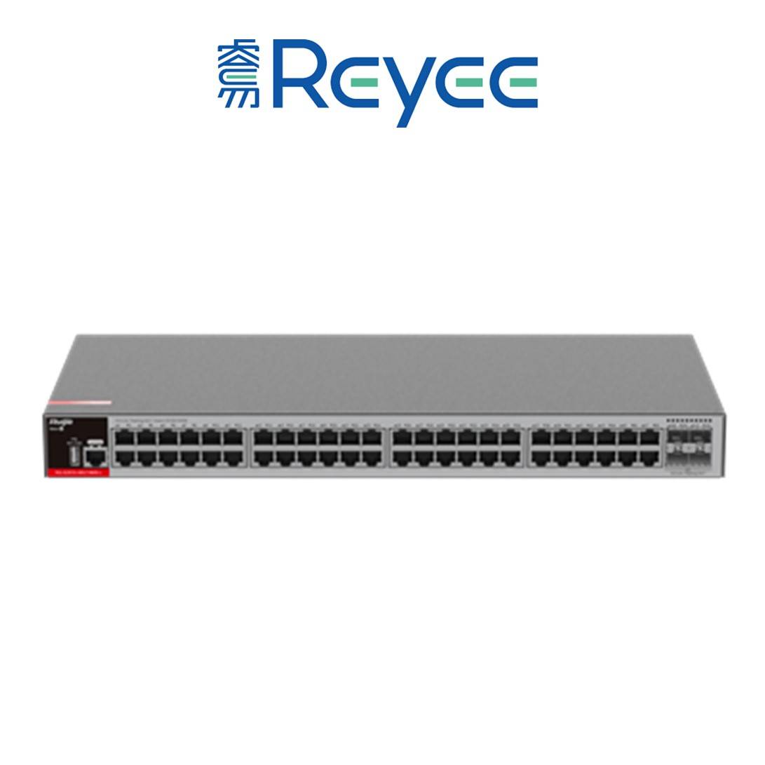 RUIJIE RG-S2915-48GT4MS-L ENT MANAGED SWITCH, 48 GE PORT, 4 X 2.5G SFP (NON COMBO)