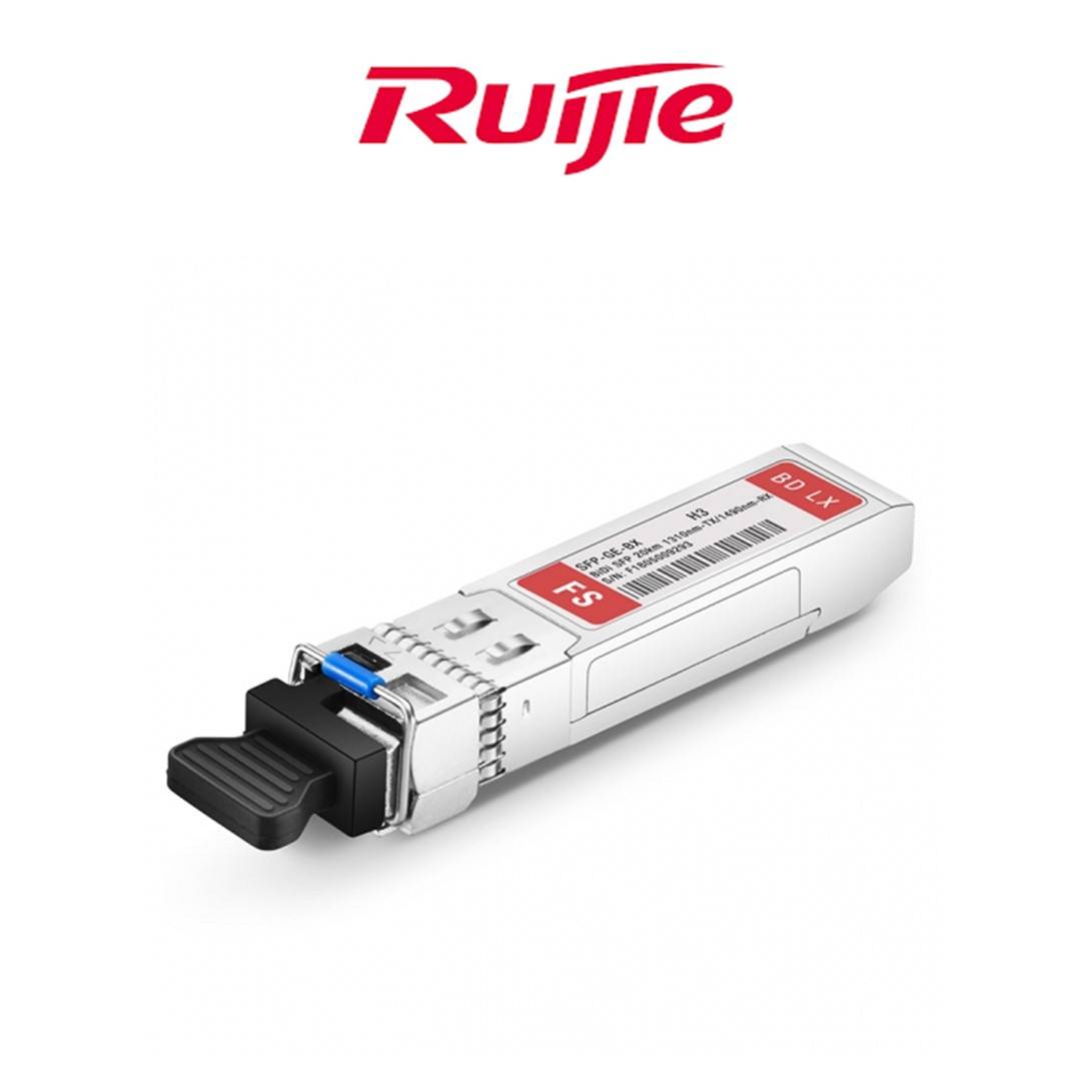 RUIJIE GE-SFP-LX20-SM1310-BIDI SFP TRANSCEIVER 1000BASE-LX, (BIDI-TX1310/RX1550,20km,LC )