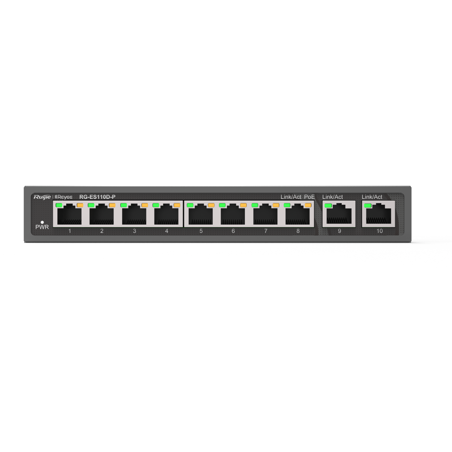 Ruijee Reyee RG-ES110D-P 8-port 10/100Mbps Desktop Unmanaged Switch