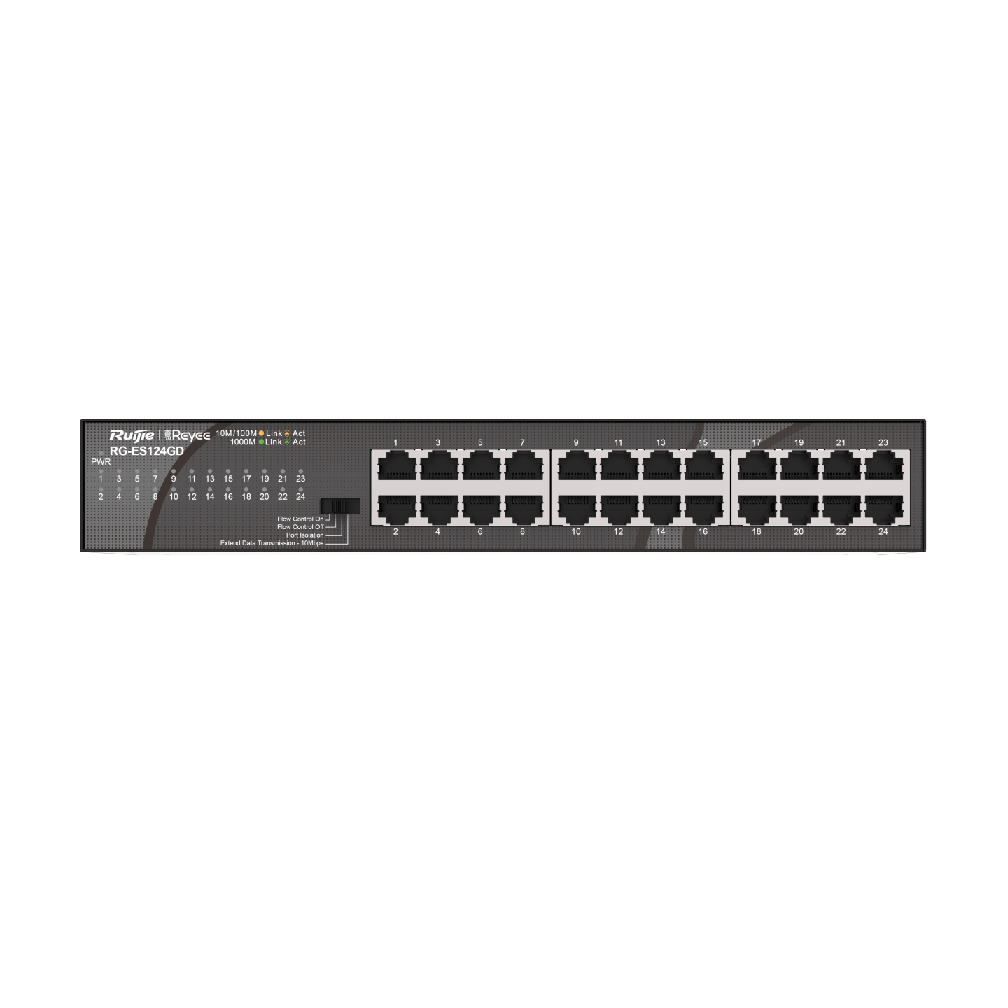 Ruijie Reyee RG-ES124GD, 24-port 10/100/1000Mbps Unmanaged Switch