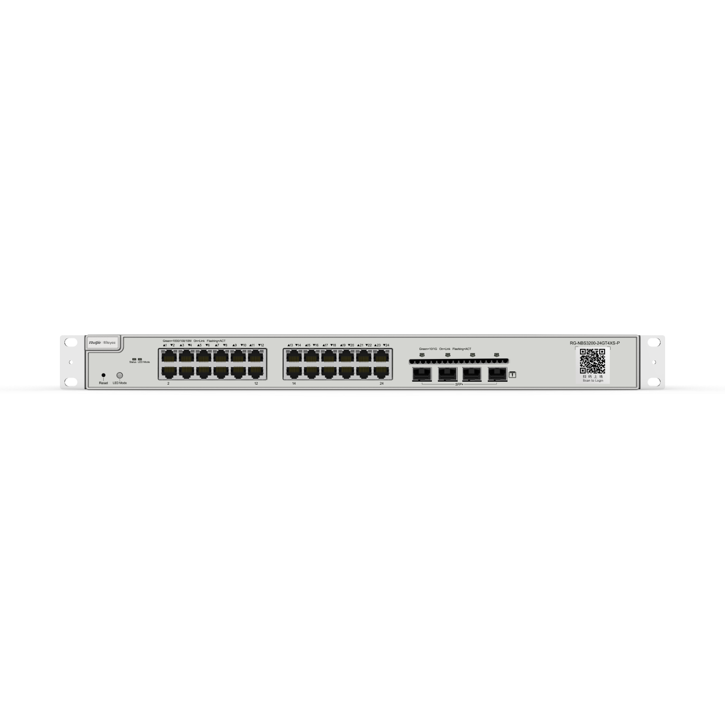 Ruijie Reyee RG-NBS3200-24GT4XS-P 24-Port Gigabit Layer 2 Cloud Managed PoE Switch, 4 * 10G Uplink