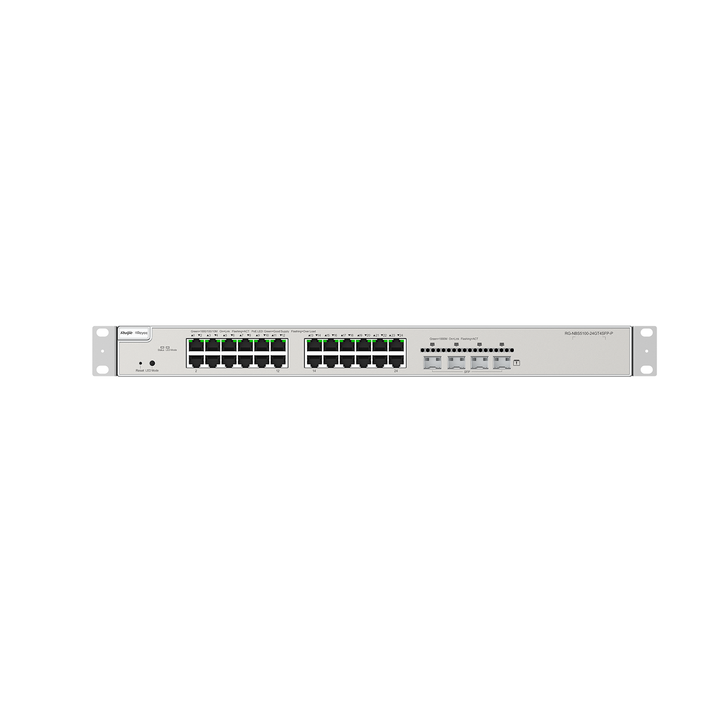 Ruijie Reyee RG-NBS5200-24GT4XS-P 24-port Gigabit Layer 2+ PoE Switch