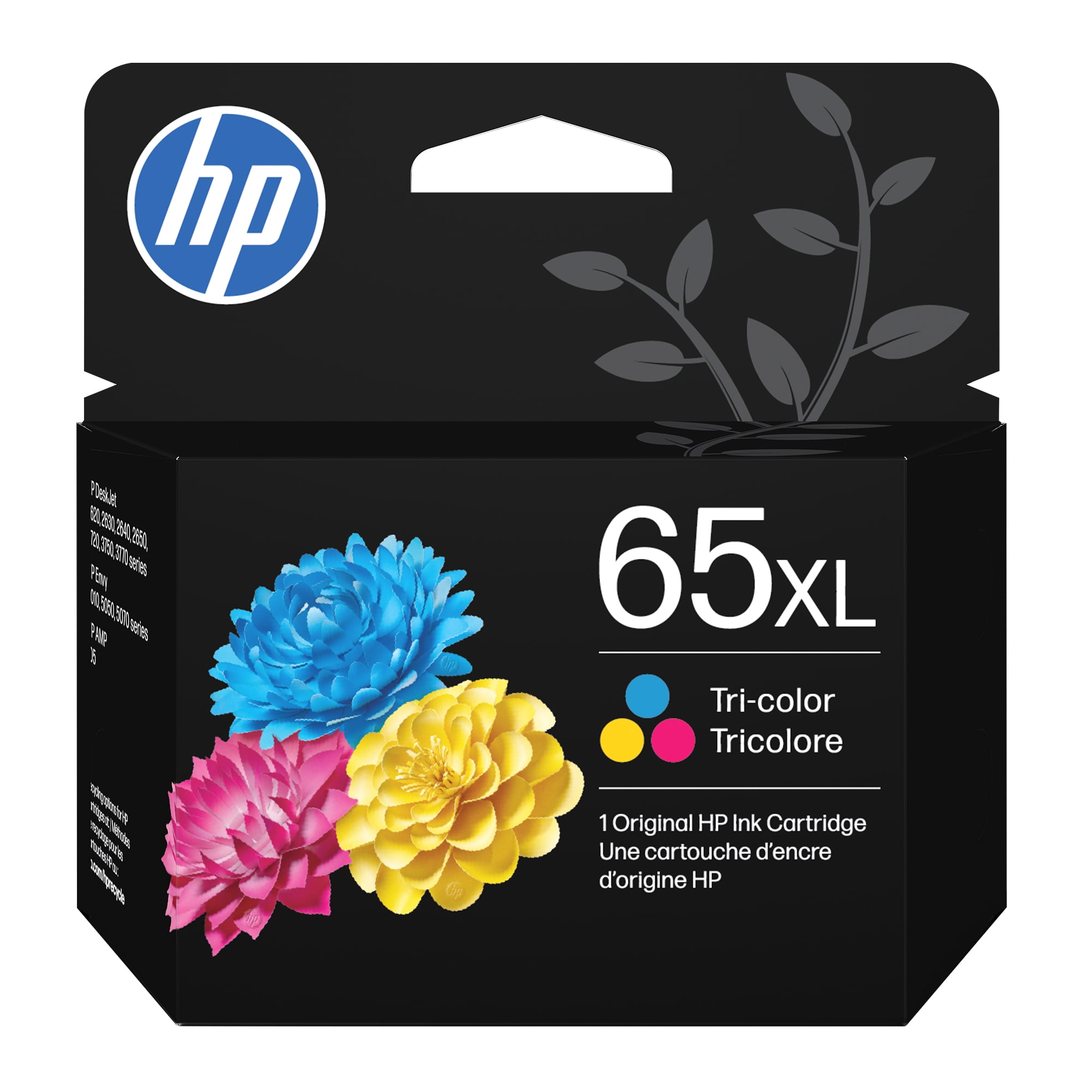HP 65XL Tri-color Original Ink Cartridge (N9K03AA)