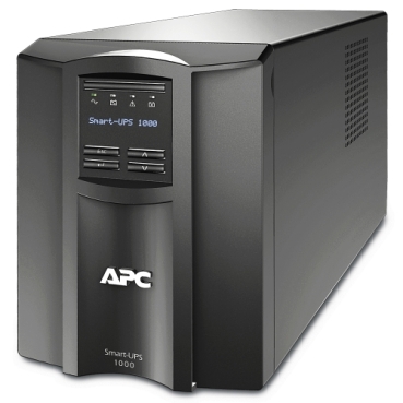 APC Smart-UPS, Line Interactive, 1000VA, Tower, 230V, 8x IEC C13 outlets, SmartSlot, AVR, LCD (SMT1000I)