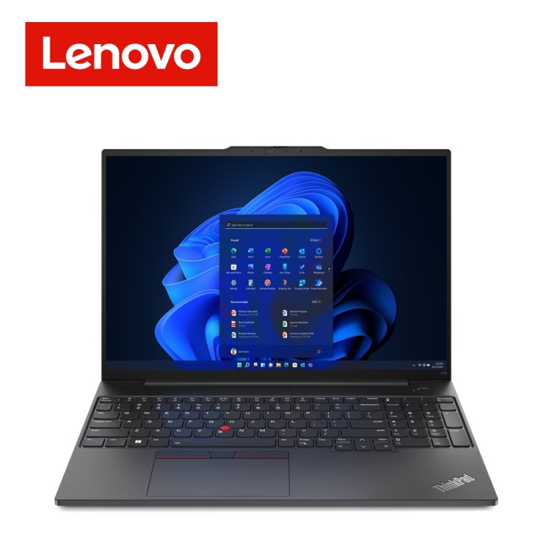 Lenovo ThinkPad E16 Gen 1 21JN0052MY 16'' WUXGA Laptop Black ( i7-1355U, 16GB, 512GB SSD, Intel, W11P )