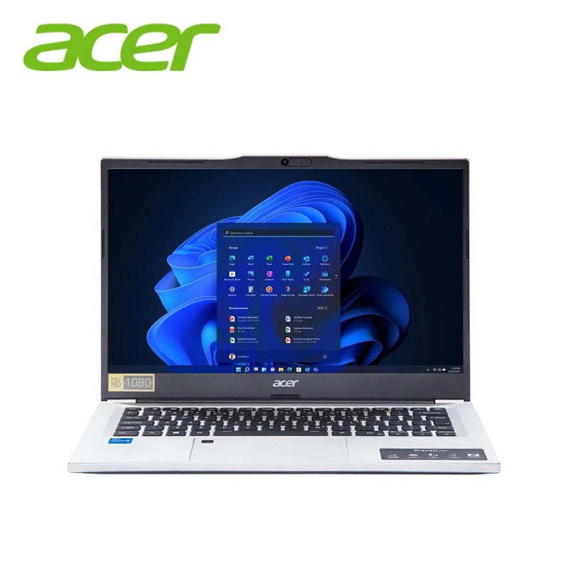 Acer TravelLite TL14-52M 14'' FHD Laptop Silver ( i5-1235U, 8GB, 512GB SSD, Intel, W11P )