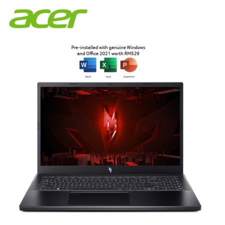 Acer Nitro V 15 ANV15-51-78SH 15.6" FHD 165Hz Gaming Laptop ( i7-13620H, 16GB, 512GB SSD, RTX4050 6GB, W11, HS+M365 )