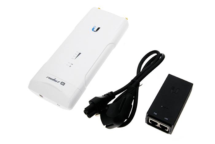 Ubiquiti Rocket 5AC PTP (R5AC-PTP), Powerful airMAX AC Bridge with AirPRISM technology, 27 dBm, Gigabit LAN, 2x RSMA, 5GHz 2X2 802.11ac