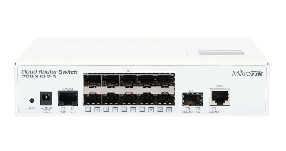 Mikrotik CRS212-1G-10S-1S+IN Layer 3 Cloud Router Gigabit Switch OSL5