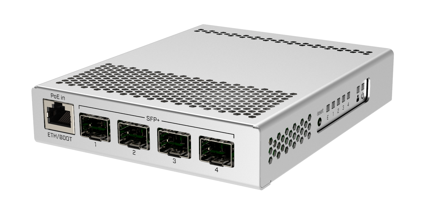 MikroTik CRS305-1G-4S+IN | Switch | 1x RJ45 1000Mb/s, 4x SFP+