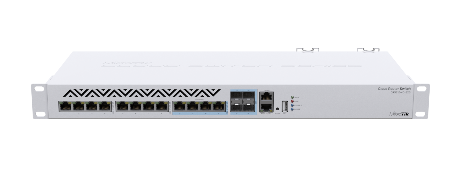 MikroTik CRS312-4C+8XG-RM | Switch | 12x RJ45 10 Gigabit, 4x SFP+