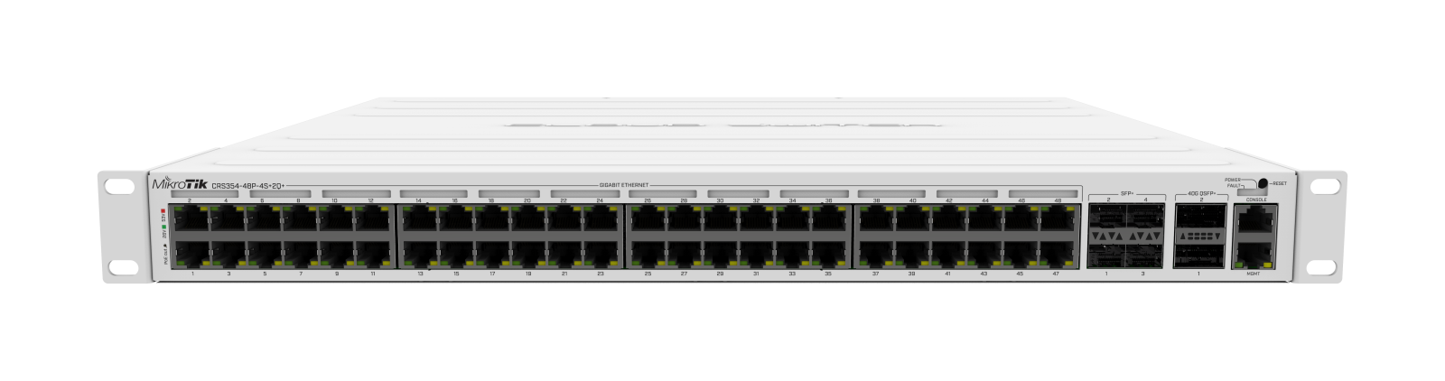 MikroTik CRS354-48P-4S+2Q+RM | Switch | 48x RJ45 1000Mb/s, 4x SFP+, 2x QSFP