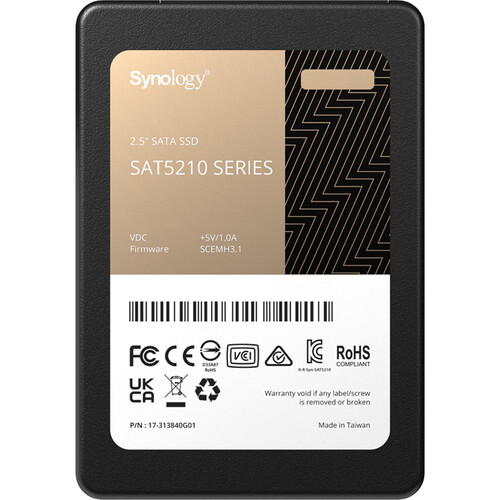 Synology 480GB SAT5210 SATA III 2.5" Internal SSD