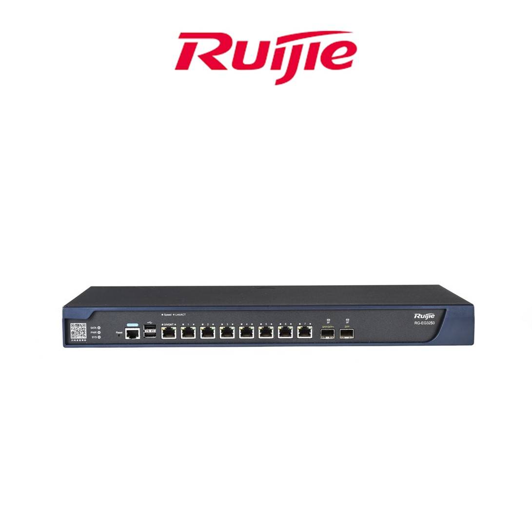 RUIJIE RG-EG3250 CLOUD All-IN-ONE UNIFIED SECURITY GATEWAY, 6 GE PORTS (UPTO 6 WAN), 1SFP, 1SFP+ PORTS)
