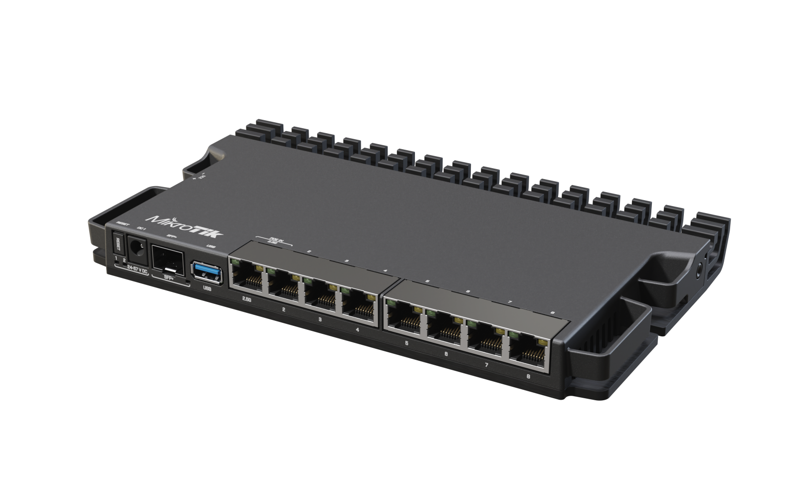 Mikrotik CRS106-1C-5S Smart Switch, 5x SFP cages, 1x Combo port (SFP or Gigabit Ethernet), 400MHz CPU, 128MB RAM, desktop case, RouterOS L5