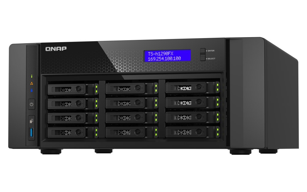 QNAP TS-h1290FX-7232P-64G 12-Bay Tower NAS