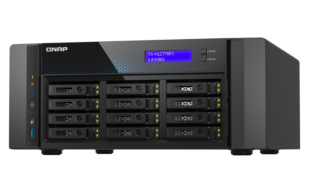 QNAP TS-h1277AFX-R7-32G 12-Bay Tower NAS