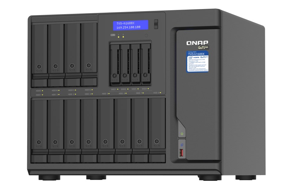 QNAP TVS-h1688X-W1250-32G 16-Bay Tower NAS