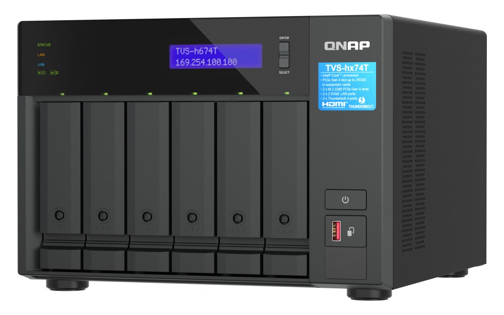QNAP TVS-h674T-i5-32G 6-Bay Tower NAS