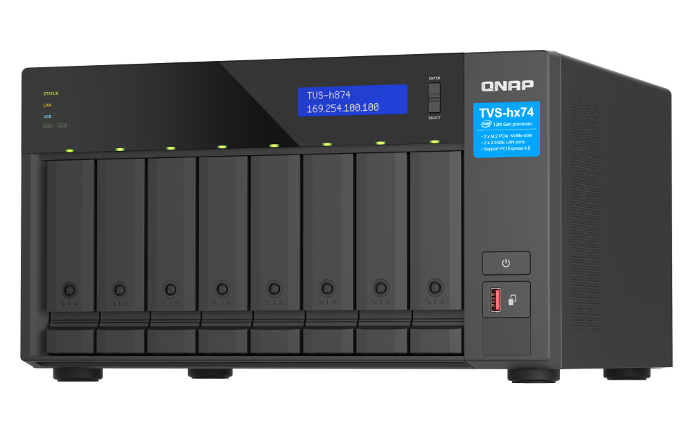 QNAP TVS-h874X-i9-64G 8-Bay Tower NAS