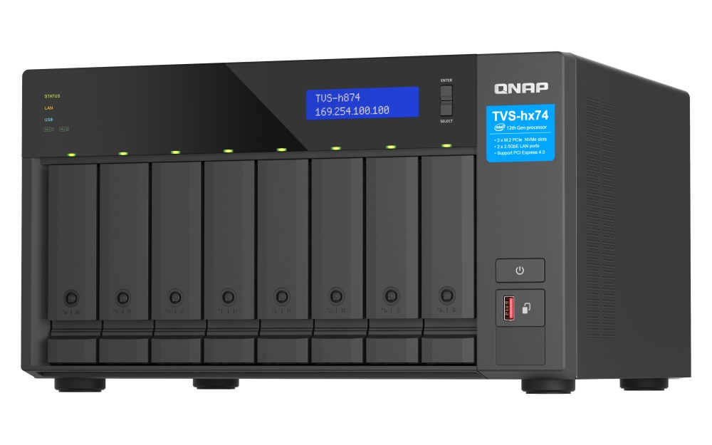 QNAP TVS-h874-i7-32G 8-Bay Tower NAS