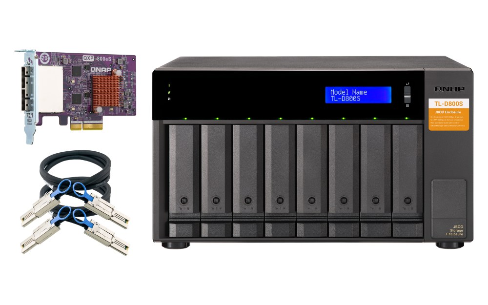 QNAP TL-D800S 8-Bay Tower NAS