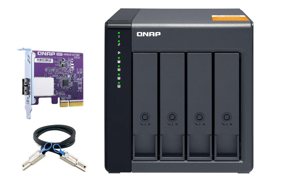 QNAP TL-D400S 4-Bay Tower NAS