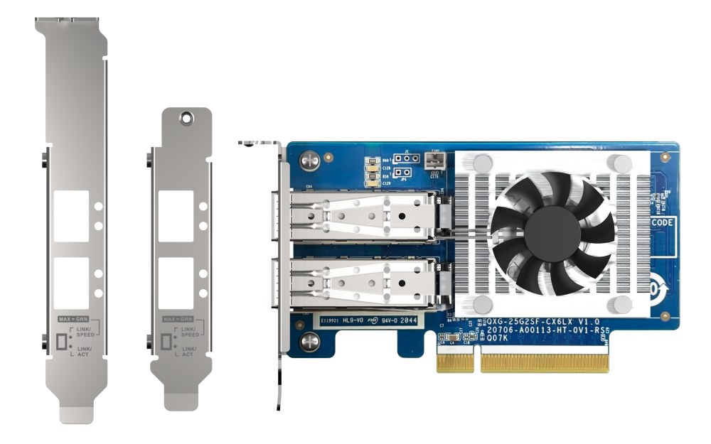 QNAP QXG-25G2SF-CX6 Dual-port SFP28 25GbE network expansion card