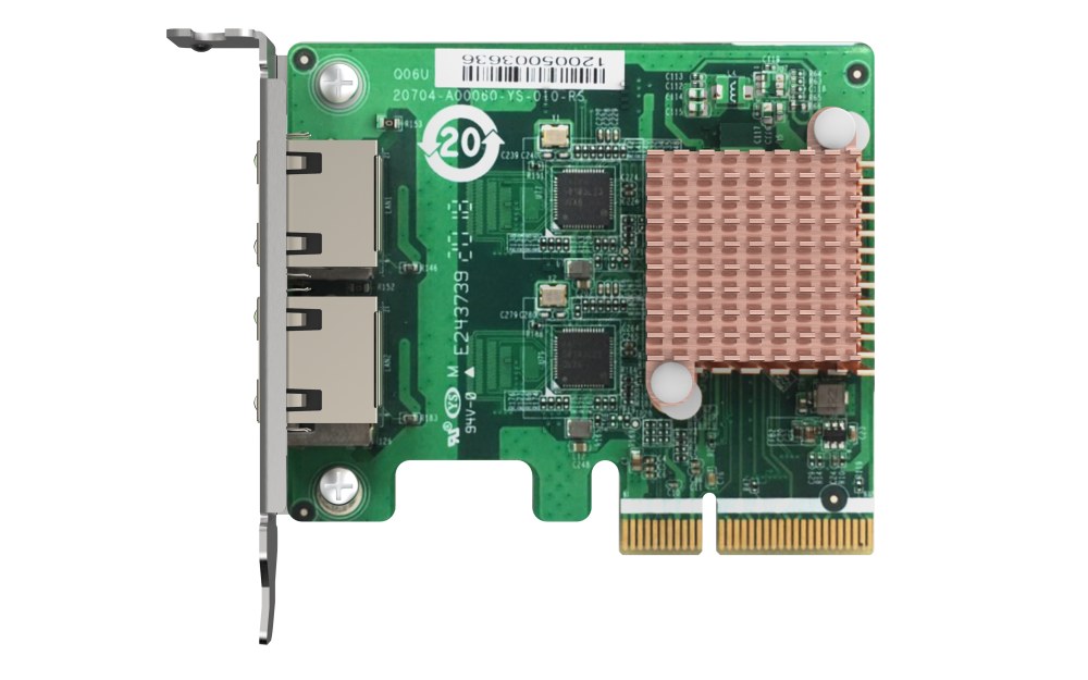 QNAP QXG-2G2T-I225 Dual port 2.5GbE 4-speed Network card