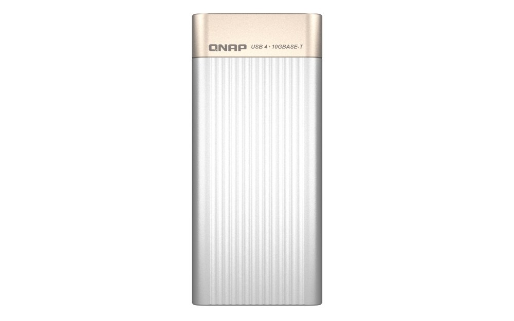 QNAP QNA-UC10G1T USB4 Type C to 1 x 10GBASE-T RJ45 network adapter, support 5 speeds